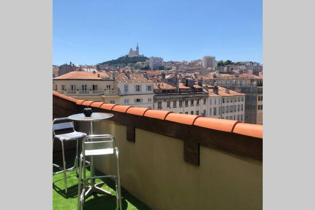 Loft Moderne Vue Vieux Port Terrasse Rooftop Apartment Marseille Ngoại thất bức ảnh