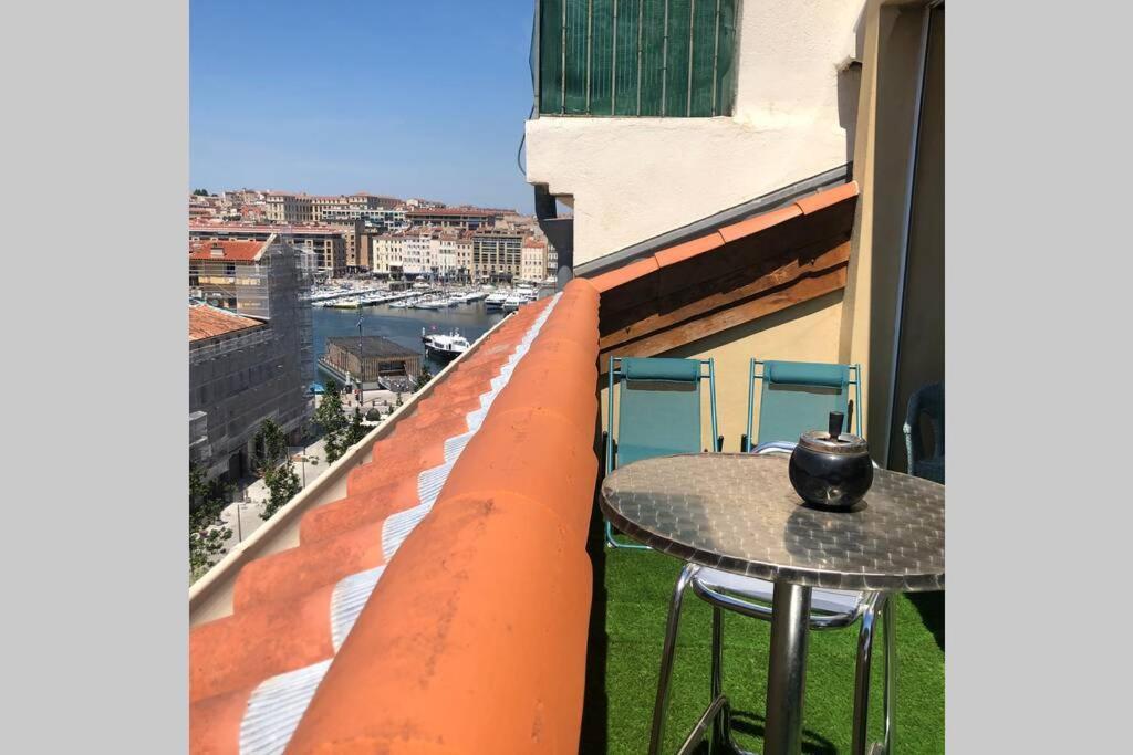 Loft Moderne Vue Vieux Port Terrasse Rooftop Apartment Marseille Ngoại thất bức ảnh