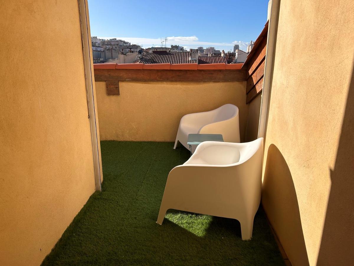 Loft Moderne Vue Vieux Port Terrasse Rooftop Apartment Marseille Ngoại thất bức ảnh