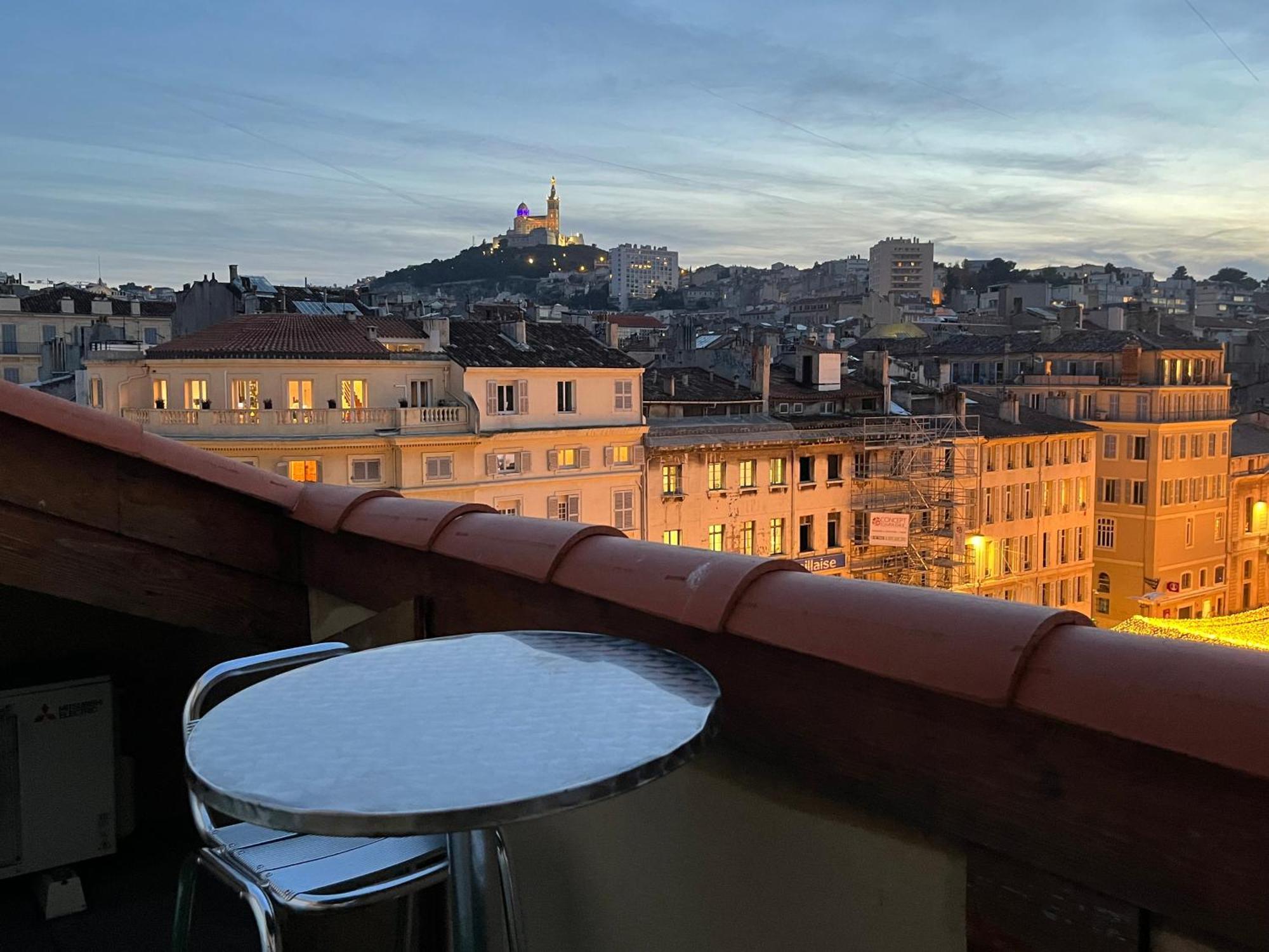 Loft Moderne Vue Vieux Port Terrasse Rooftop Apartment Marseille Ngoại thất bức ảnh