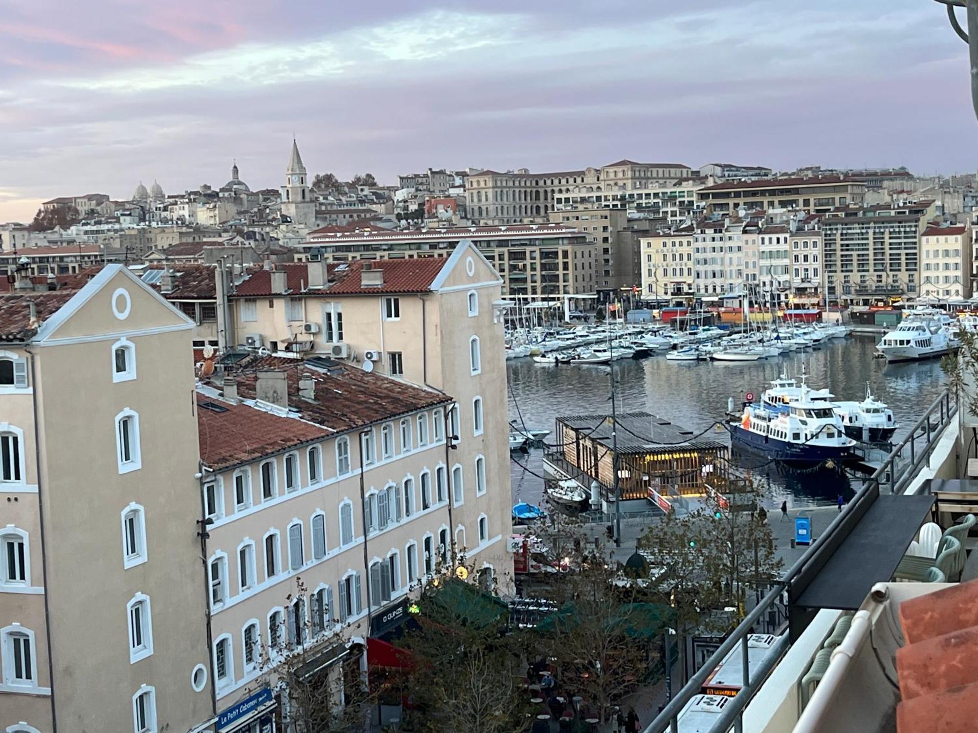 Loft Moderne Vue Vieux Port Terrasse Rooftop Apartment Marseille Ngoại thất bức ảnh